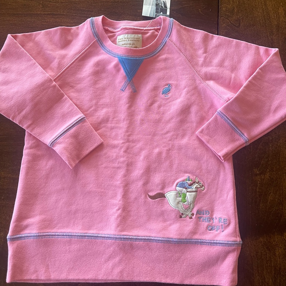 The Beaufort Bonnet Company Keeneland toddler girl sweatshirt